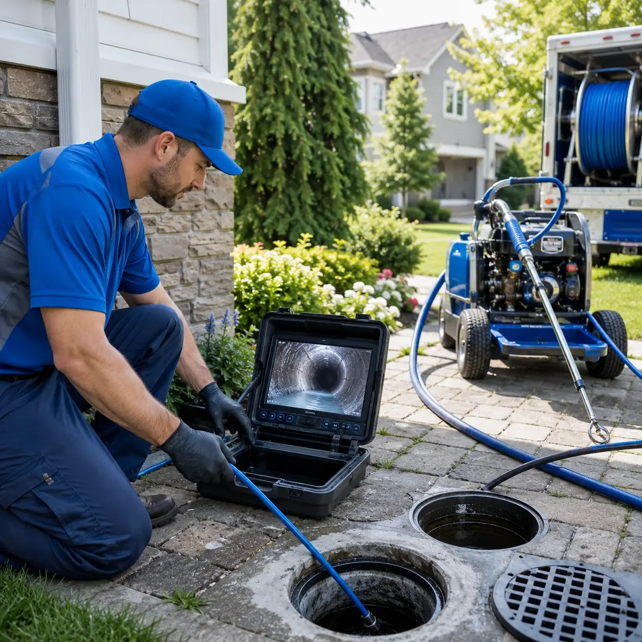 Outdoor drain cleaning professionals serving Berlin, NH